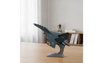 1/48 1/48 F 16V Plane Collectible Fighter Jet Model with Stand Desktop Decoration Diecast Aircraft with Stand for Aviation Enthusiasts, Bookshelf, Office