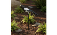 Waterproof Fake Magpie Plastic Realistic Magpie Model Lifelike Outdoor Bird Prop Weather-Resistant for Yard, Orchard