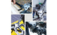8 Pieces Allall-in-Single Bike Cleaning Kit Easy to Use Bike Cleaning Brush Kit Cycle Wash Brush Set for Garage