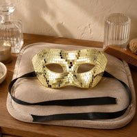 Disco Mask Decorative Costume Face Covering Reflective