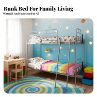 Foldable Stacked Sleeper Sleeper Space-Saving Vertical Bed Folding Design Bunk Design for Students, Children, Bedroom, Dormitory, Guest Room