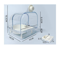 Easy to Clean No-Mess Bird Feeder Multi-Functional Hanging Bird Food Bowl for Small Birds