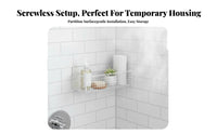 Drilleffortless Installation Hanging Wire Basket Space-Saving Adhesive Wire Basket Strong Load-Bearing Wall Organizer Multi-Functional for Dorm Residents, Apartment Dwellers, Bathroom, Bedroom, Kitchen, Inside Cabinet