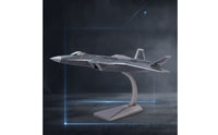 J-20 Fighter Airplane Model Diecast Fighter Plane Model Freestanding for Collectors, Showcase, Desk