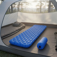 Moisture-Proof Inflatable Sleeping Pad Waterproof Ultralight Air Mattress Long-Lasting Portable Camping Mat Comfortable for Campers, Hikers, Backpackers, Hiking, Backpacking