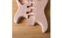 Pre-Routed S & T Guitar Body Personalizable Unfinished Guitar Body Custom for Luthier