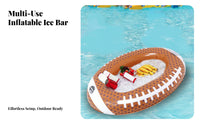 Inflatable Ice Bucket Floats Pool Party Serving Bar Portable Buoyant Buffet Chiller for Adults, Families, Water Parties, Outdoor, Lakeside