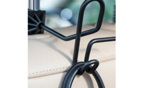 Stainless Steel Double Hook Car Hanger Multifunction Car Seat Hook Organizer Space Saving Headrest Coat Hanger Easy to Install for Travel