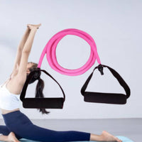 Stretching Pull Rope High Resistance Tube with Handles Portable Core Toner Pull Rope for Beginners, Stretching, Home Gym, Physical Recovery
