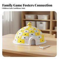Save the Penguin Game Cute Design Frosty Blocks Breaker Game Parent-Child Interaction Knock Ice Block Toy for Children, Children 3++, Playroom