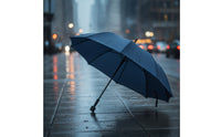 Windproof Umbrella with Hook Handle Classic 16 Rib Umbrella Long-Lasting Protection for Commuters, Commuting