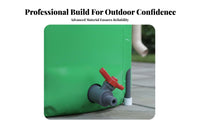 Foldable Rain Barrel Large Capacity Portable Rainwater Collector Weather-Resistant Use Portable Rainwater Collection System for Homeowners, Garden