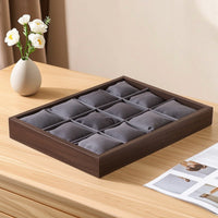 Watch Organizer with Pillows Protective Watch Display Tray Soft for Collectors
