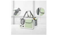Cat Carrier Bag Compact Foldable Pet Carrier with Mesh Panels Secure for Cats