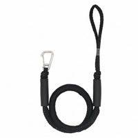 Shielding Sleeves Bungee Dock Line Metal Hook Bungee Mooring Rope Braided Shock-Absorbing Dock Line for Anchor