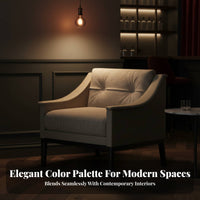Modern Design Upholstered Tub Armchair Wrap-Around rearrest Upholstered relaxation Chair firm density Foam padding Lounge Seating Textured Upholstery for Business Owners, Interior Designers, Lobby, Office, Living Room, Bedroom