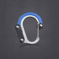 Lightweight Mountaineering Buckle Portable Quick Hook Compact Carabiner Heavy Duty for Everyday Carry, Camping