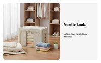 Collapsible textile Box Foldable home arrangement Organization Stackable for Dorm Room