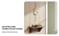 Elegant D Happinhappinesss Ign Lily of the Valley Car Ornament Handmade a Happinhappinesss Thetic Lily of the Valley Car Hanging Ornament