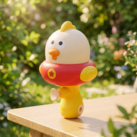 Chicken Water Cartoon Press Water Toy Compact for Swimming Pool, Young Children