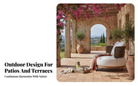 4 Pieces All-Weather Woven Sofa and Chair Set stylish contemporary Armchair and Ottoman Set Modern Design Outdoor Furniture Thick paddings for Homeowners, service industry Professionals, Terrace, Courtyard, supportiveyard, waterside