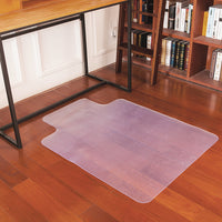 PVC Translucent Frosted Floor Mat for Office Chair and Desk, Non-Slip Waterproof Floor Protector