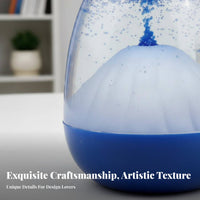 Mountain Eruption Hourglass Creative Design Mountain Eruption Egg Unique Gift Volcanic Motion Bubbler for Students, Adults, Desktop, Study Room