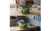 Adjustable Cross Slide Vise with Swivel Base Stable X-Y Axis Bench Vise Heavy-Duty Workbench Vice Clamp Long-Lasting for Diyers, Drill Press
