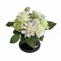 Round Belly Vase Sturdy Home Decoration Waterproof for Tabletop
