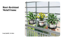 Semi-Circle on wall Planter Hanging Design plant Pot Minimalist & Design for Balcony