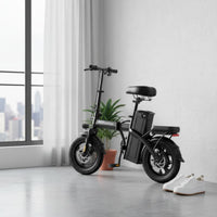 High-Speed Brushless Engine Folding Electric Bike Shock Absorption System Lightweight Portable Electric Bicycle Disc Brakes Personal Transport Aviation-Grade Aluminum Frame for Designated Drivers, Commuters, Students, Last Mile Commuting, University