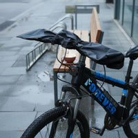 210D Nylon Bike Handlebar Cover PU Coated Waterproof Handlebar Sleeve Dustproof Outdoor Gear Abrasion-Resistant