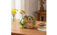Compact Goose Planter Rustic Resin Planter with Goose Charming Flower Pot Ornament Funny for Plant Lovers, Desk