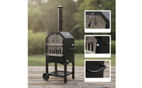 Vertical Briquette Grill Portable Freestanding Briquette Grill Heat-Resistant