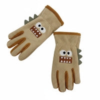Fluffy Lined Kids Winter Gloves Soft and Comfortable kids' Fleece Winter Gloves Great Gift for Boys, Girls, Cold Weather, Cycling