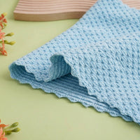 Coral Fleece Cleaning Cloths and 30x30cm Microfibre Cloth, Reusable Microfibre Towel for Kitchen and Car, Absorbent for Glass and Floor Surfaces