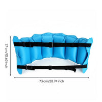 Comfortable Swimming Waist Buoyancy Aid Portable Inflatable Swim Belt Lightweight for Beginners, Children