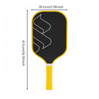 Hot Pressed Carbon Fiber Pickleball Paddle Extended Pickleball Paddle Lightweight Sporting Goods Non-Slip for Adults