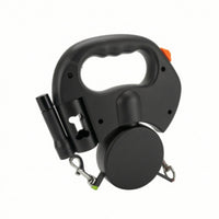Dual Dog Retractable Leash Comfortable for Daily Walks, Park