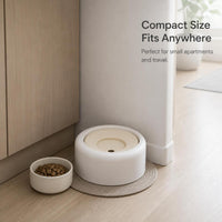 Mini Floating Pet Water Bowl for Small Dogs & Cats - No-Spill, Anti-Wet Mouth Design
