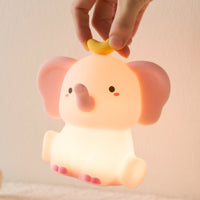 Elephant Night Eye-Friendly Protection Elephant Bedside Lamp Warm Home Lighting for Bedroom, Nighttime