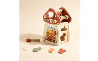 Fungus Activity Toy Wooden Toy with Mallet Shape Sorter Child-Centered Early Learning for Toddlers, Playroom, Kindergarten