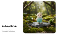 Poseable Creature Doll Movable Limbs Dollhouse Creature Character Miniature Critter Toy Small Gift Dollhouse Family Figures
