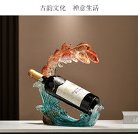 年年有余锦鲤鱼红酒架酒柜装饰品摆件家用客厅家居餐边柜高级摆设