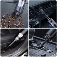 Rechargeable Cordless Car Vacuum Cleaner Compact Handheld Car Vacuum Cleaner Lightweight Washable for Drivers, Home, Office