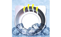 Aluminum Pet Bed Heat-Dissipating Cooling Feline Bed Rolled Rim for Small Dogs