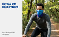 Multifunctional Ice Silk Cycling Headwear, Cooling Neck Gaiter, Quick-Dry Sports Headband, Outdoor Sun Protection Face Cover