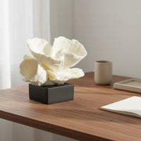 Coral Tabletop Ornament Handcrafted Look Coral Sculpture Irregular Shape Desk Decoration for Bedroom, Sample Room, Vanity Table
