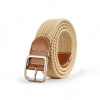 Braided Elastic Belt Comfortable Braided Stretch Belt Stylish Soft for Jeans, Everyday Wear