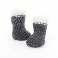 Mini Stocking Ornaments Fuzzy Christmas Sock Textured for Crafters